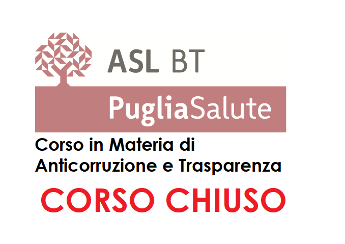 Course Image CORSO IN MATERIA DI ANTICORRUZIONE E TRASPARENZA.